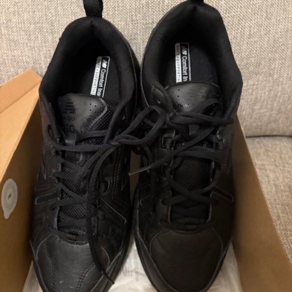 Men's New Balance Skid Resistant Black Work Shoes Size 115. - Picture 2 of 8